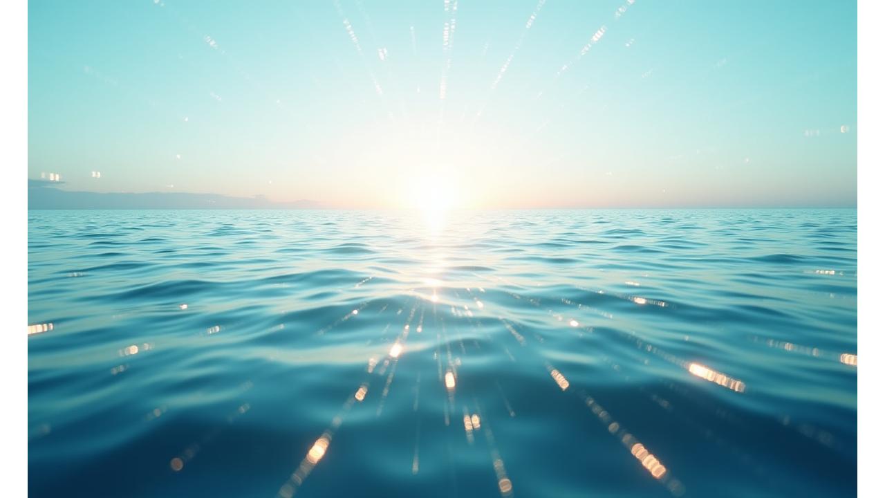 Ocean background with a subtle overlay of a communication network illustrating global reach and support.